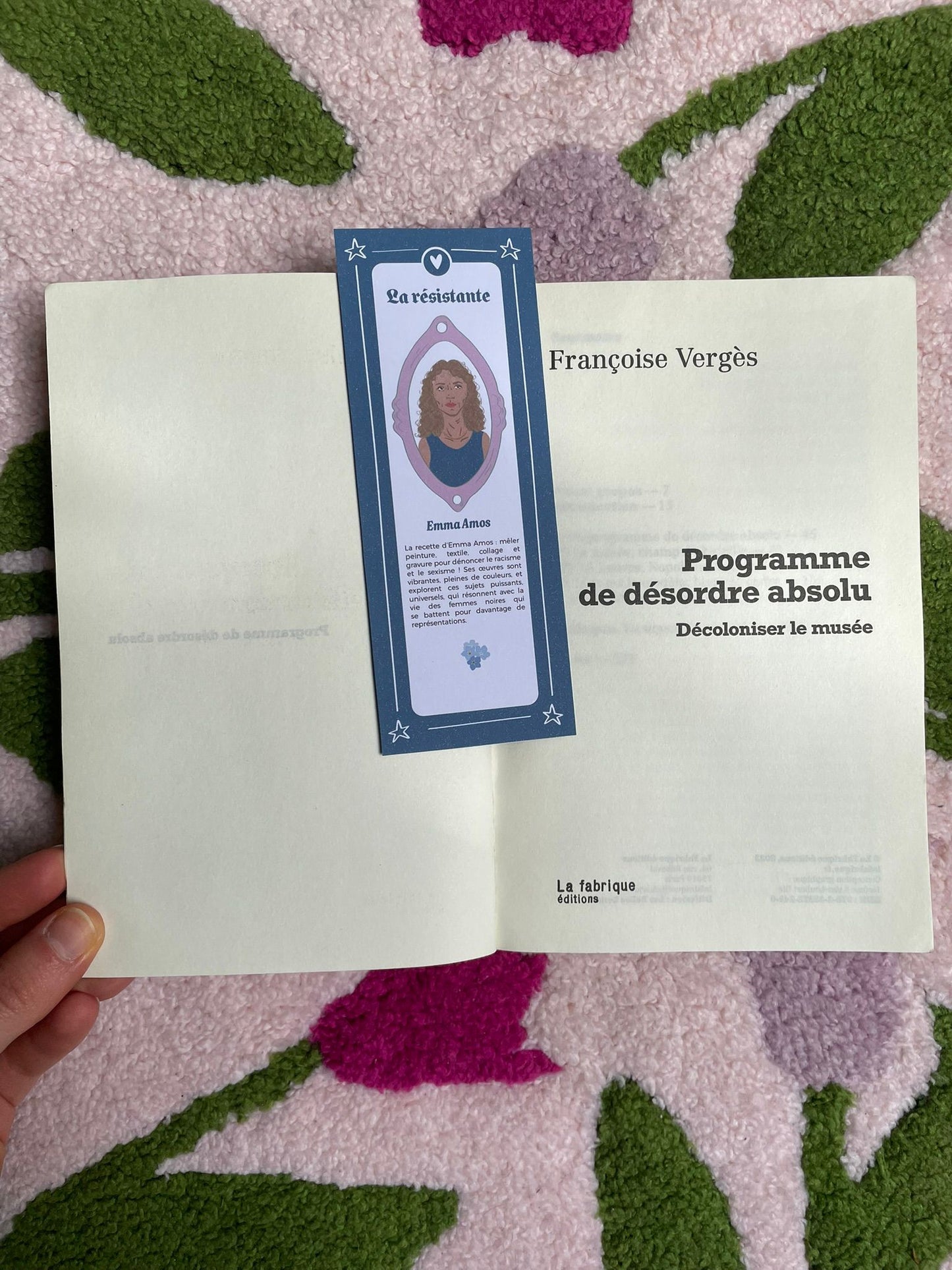 Marque-page Emma Amos