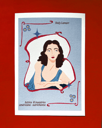 Illustration A5 Hedy Lamarr