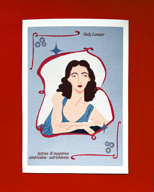 Illustration A5 Hedy Lamarr