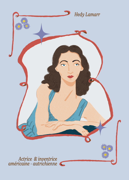 Illustration A5 Hedy Lamarr