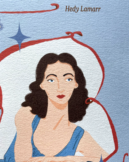 Illustration A5 Hedy Lamarr